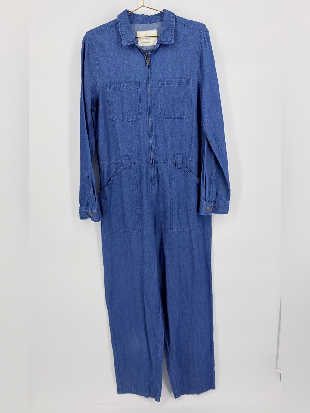 Cotton On 91 Denim Utility Jumpsuit Coveralls Blue Size US 10